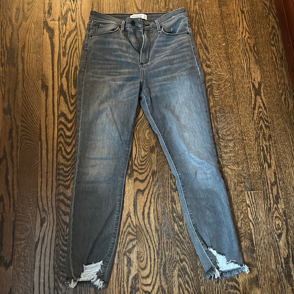 Abercrombie and ditch skinny high rise jeans